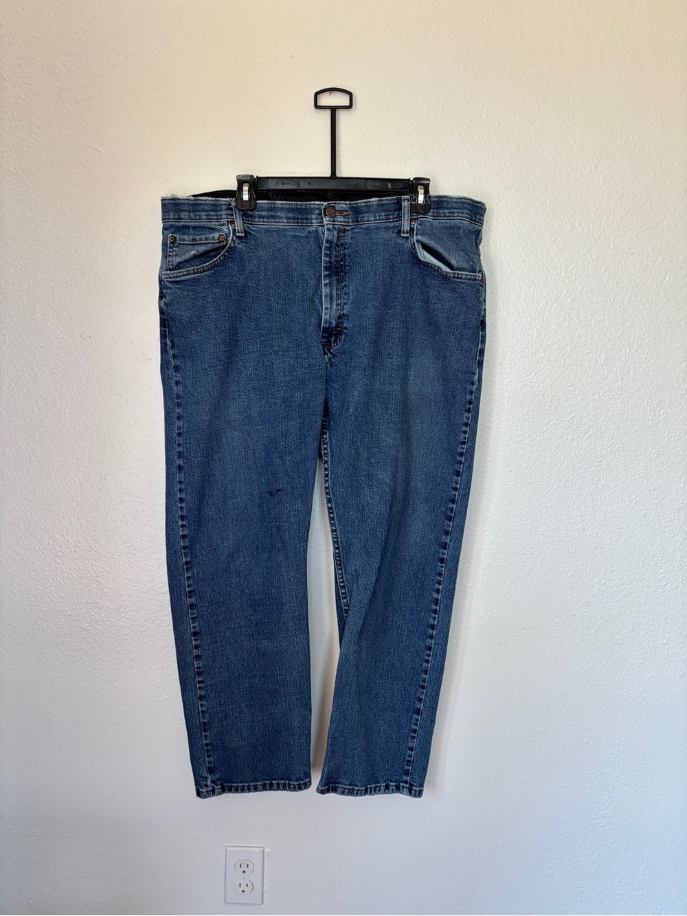 Classic Men's Straight-Leg Blue Jeans